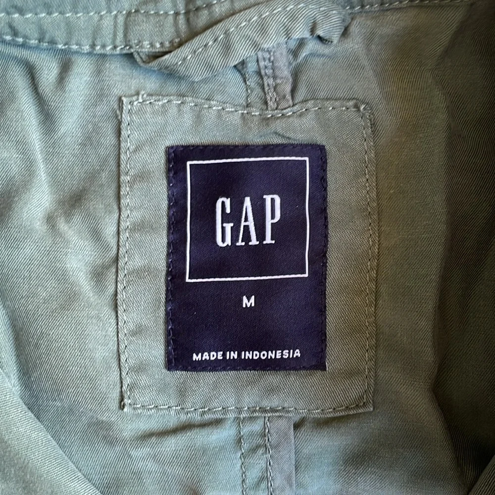 🍂 GAP Lightweight Racer Style Zip Jacket - Picture 6 of 8